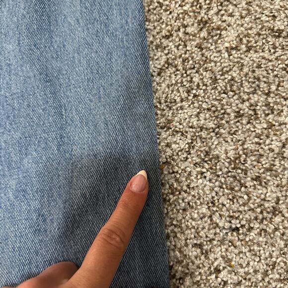 LEVI'S Men's 505 Regular Fit Jeans Size 32X32 In Light Stonewash - Picture 6 of 16